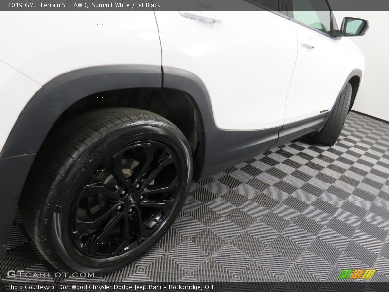 Summit White / Jet Black 2019 GMC Terrain SLE AWD