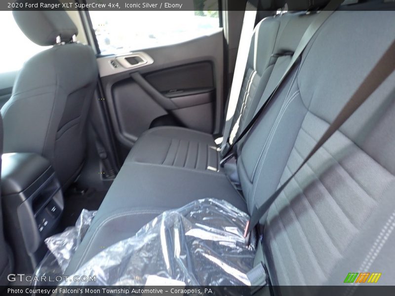Rear Seat of 2020 Ranger XLT SuperCrew 4x4