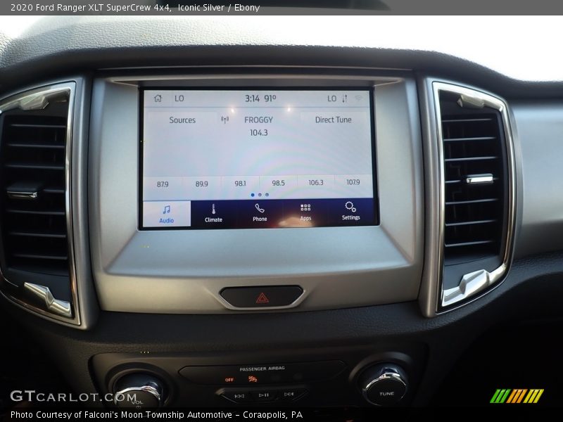 Iconic Silver / Ebony 2020 Ford Ranger XLT SuperCrew 4x4