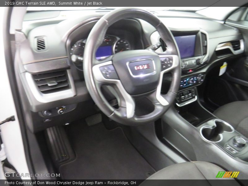 Summit White / Jet Black 2019 GMC Terrain SLE AWD