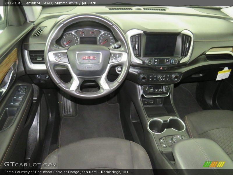 Summit White / Jet Black 2019 GMC Terrain SLE AWD