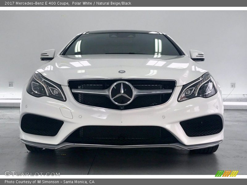  2017 E 400 Coupe Polar White