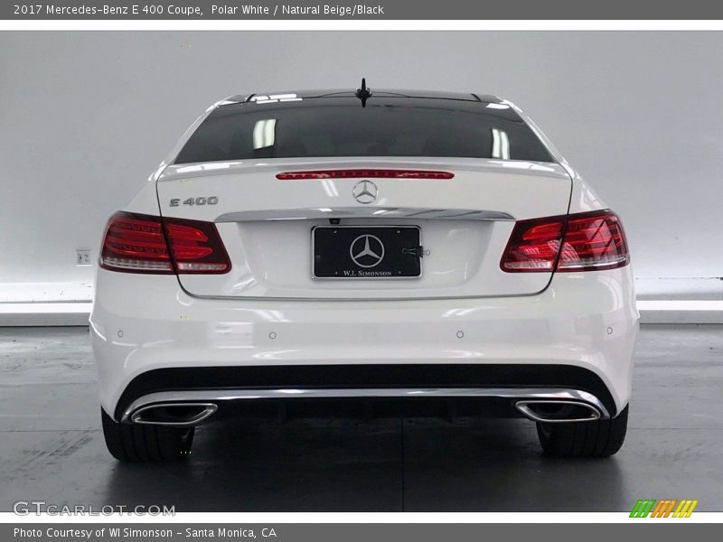 Polar White / Natural Beige/Black 2017 Mercedes-Benz E 400 Coupe
