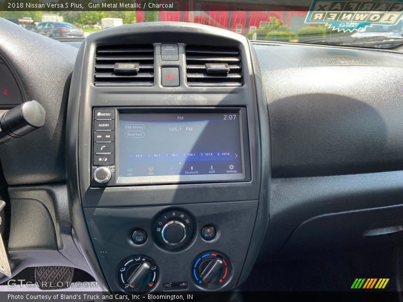 Gun Metal Metallic / Charcoal 2018 Nissan Versa S Plus