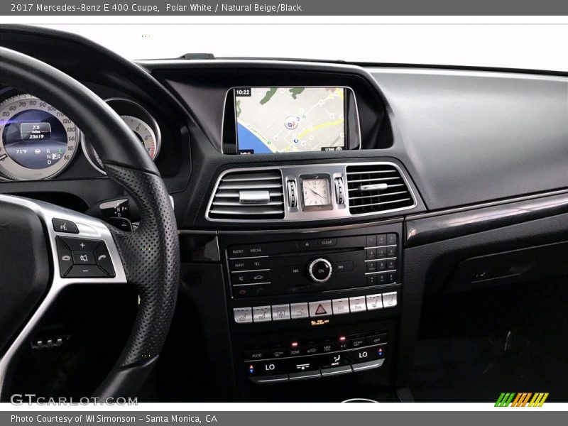 Polar White / Natural Beige/Black 2017 Mercedes-Benz E 400 Coupe