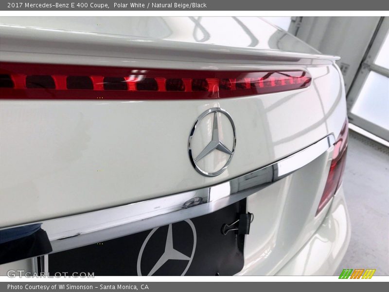 Polar White / Natural Beige/Black 2017 Mercedes-Benz E 400 Coupe