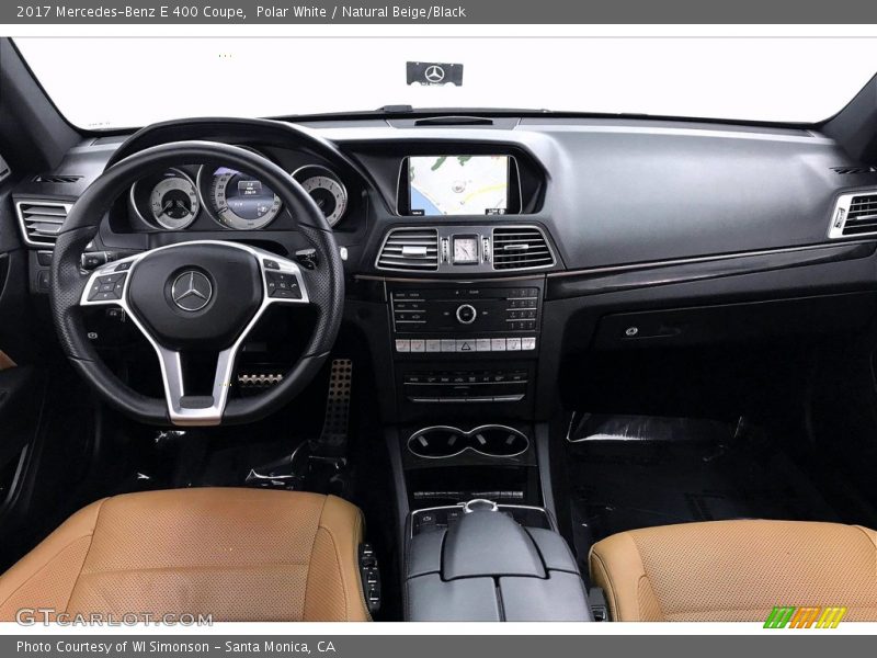 Dashboard of 2017 E 400 Coupe