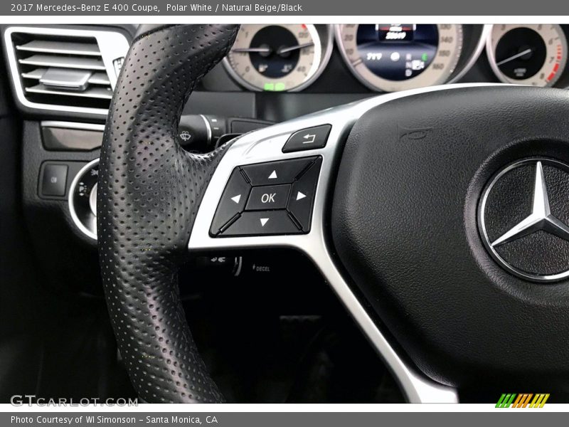 Controls of 2017 E 400 Coupe