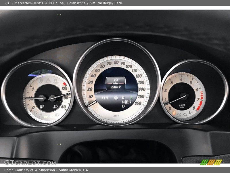  2017 E 400 Coupe 400 Coupe Gauges