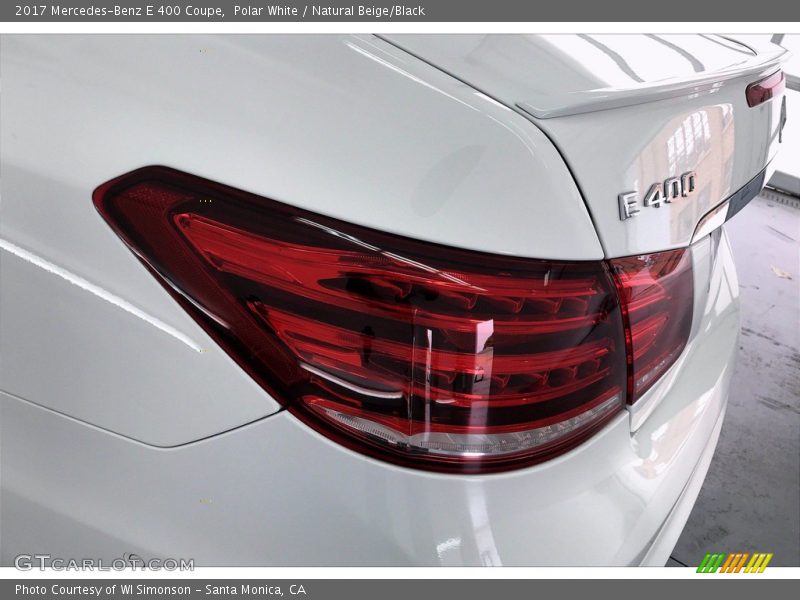 Polar White / Natural Beige/Black 2017 Mercedes-Benz E 400 Coupe