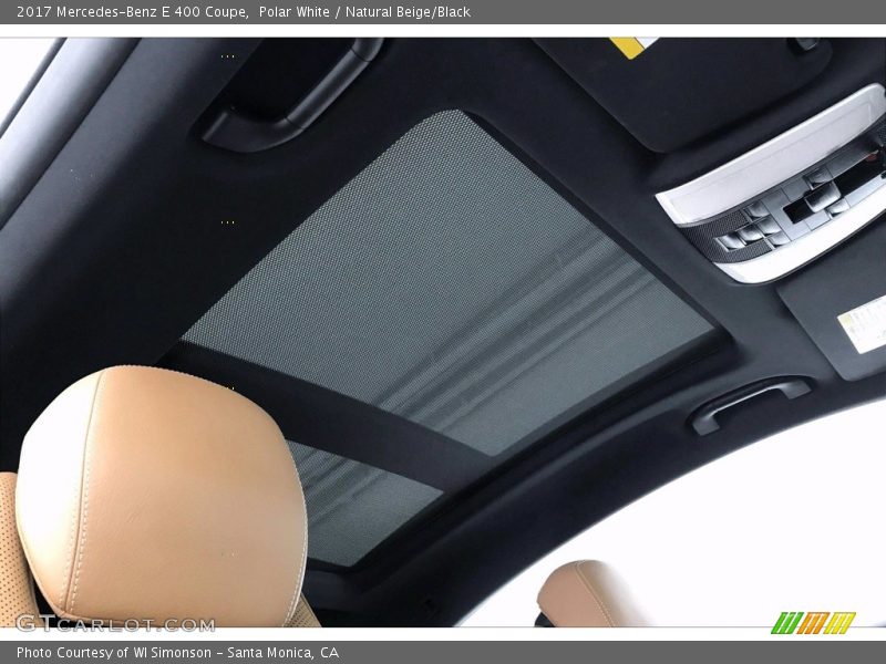 Sunroof of 2017 E 400 Coupe