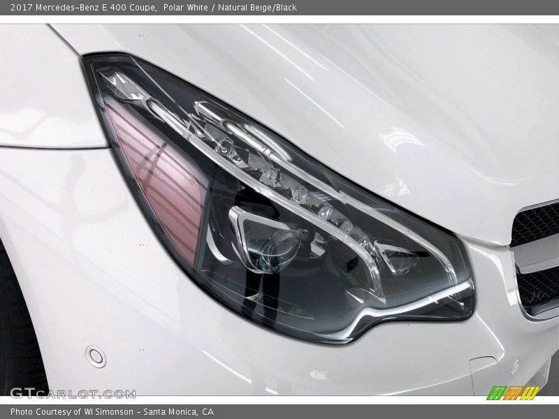Polar White / Natural Beige/Black 2017 Mercedes-Benz E 400 Coupe