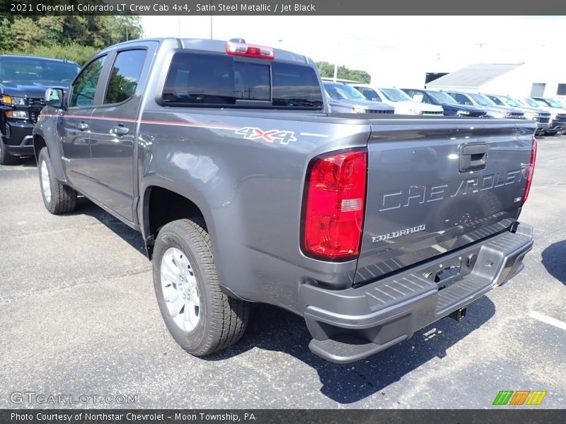 Satin Steel Metallic / Jet Black 2021 Chevrolet Colorado LT Crew Cab 4x4