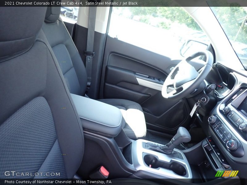 Satin Steel Metallic / Jet Black 2021 Chevrolet Colorado LT Crew Cab 4x4