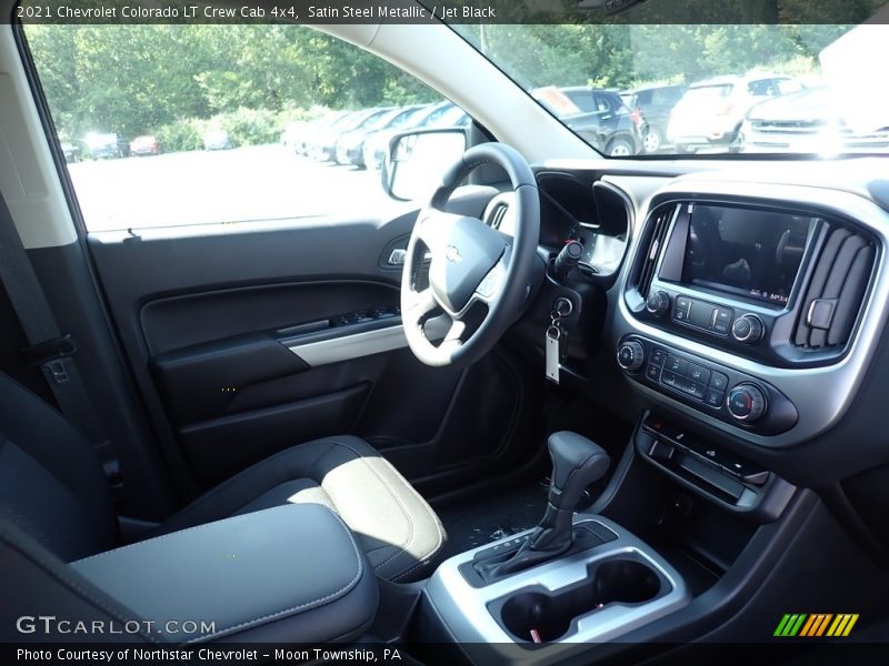 Satin Steel Metallic / Jet Black 2021 Chevrolet Colorado LT Crew Cab 4x4
