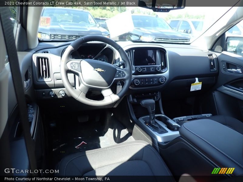 Satin Steel Metallic / Jet Black 2021 Chevrolet Colorado LT Crew Cab 4x4