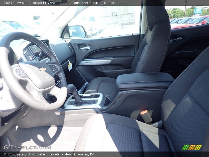 Satin Steel Metallic / Jet Black 2021 Chevrolet Colorado LT Crew Cab 4x4