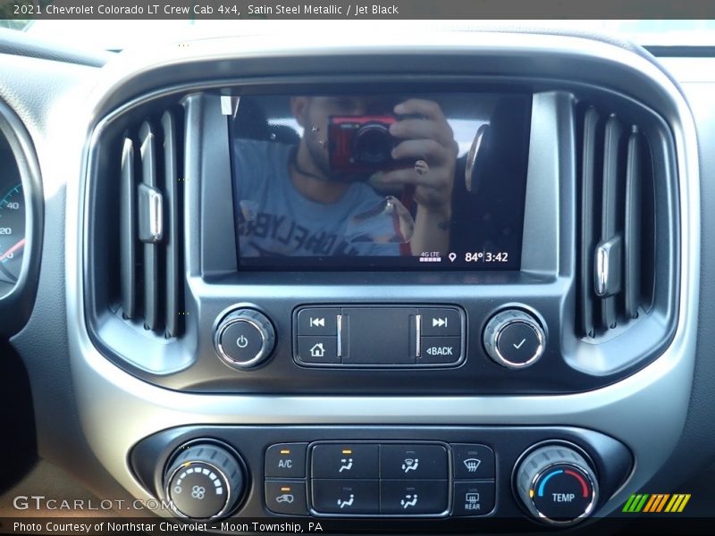 Satin Steel Metallic / Jet Black 2021 Chevrolet Colorado LT Crew Cab 4x4