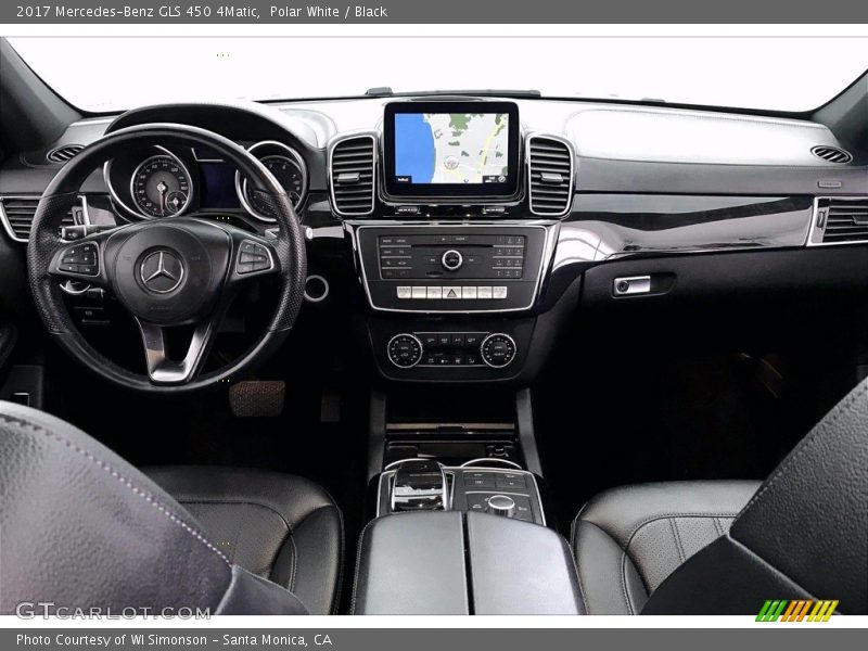 Polar White / Black 2017 Mercedes-Benz GLS 450 4Matic
