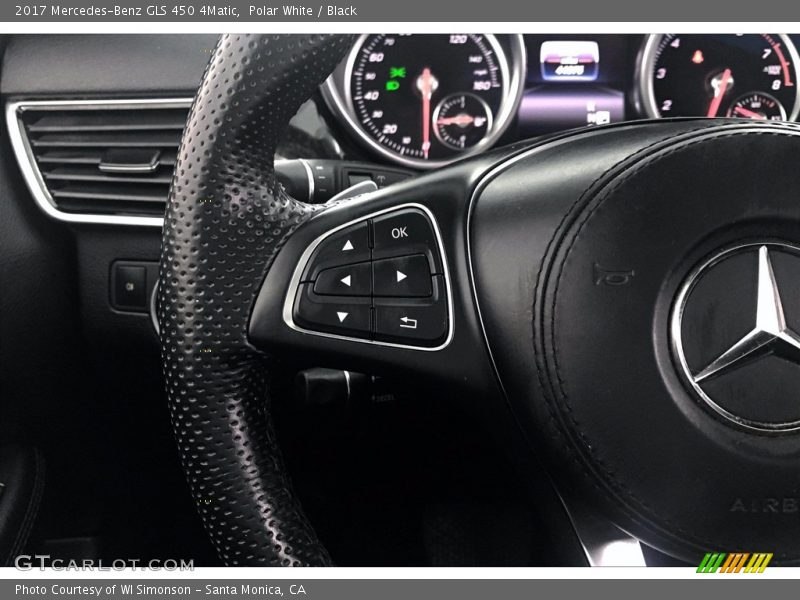 Polar White / Black 2017 Mercedes-Benz GLS 450 4Matic