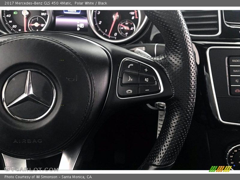 Polar White / Black 2017 Mercedes-Benz GLS 450 4Matic