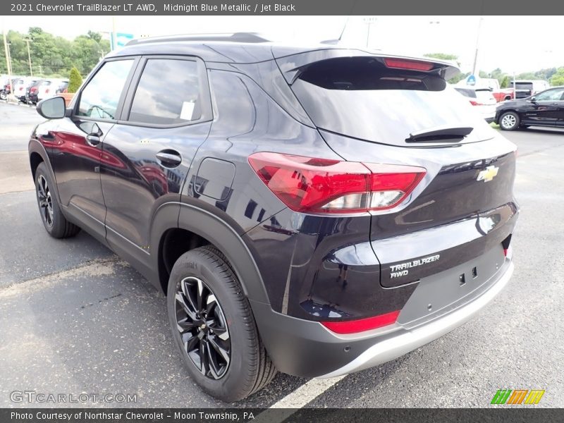 Midnight Blue Metallic / Jet Black 2021 Chevrolet TrailBlazer LT AWD
