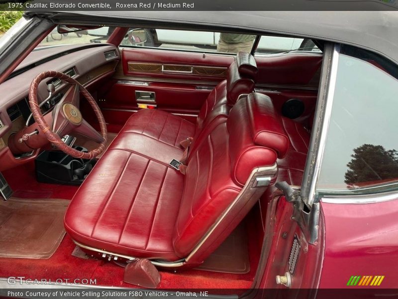  1975 Eldorado Convertible Medium Red Interior