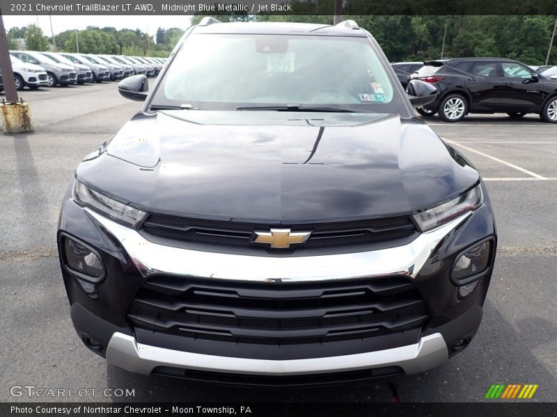 Midnight Blue Metallic / Jet Black 2021 Chevrolet TrailBlazer LT AWD