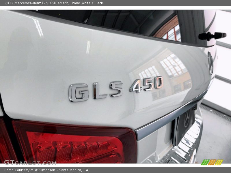Polar White / Black 2017 Mercedes-Benz GLS 450 4Matic