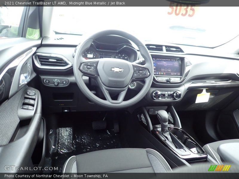 Midnight Blue Metallic / Jet Black 2021 Chevrolet TrailBlazer LT AWD