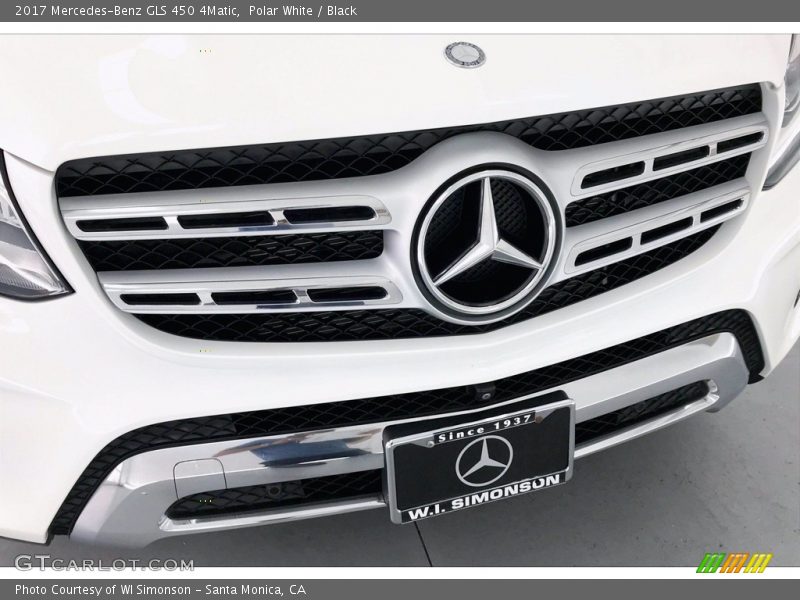 Polar White / Black 2017 Mercedes-Benz GLS 450 4Matic