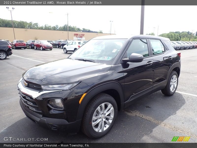 Mosaic Black Metallic / Jet Black 2021 Chevrolet TrailBlazer LS AWD