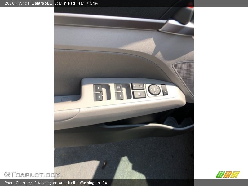 Scarlet Red Pearl / Gray 2020 Hyundai Elantra SEL