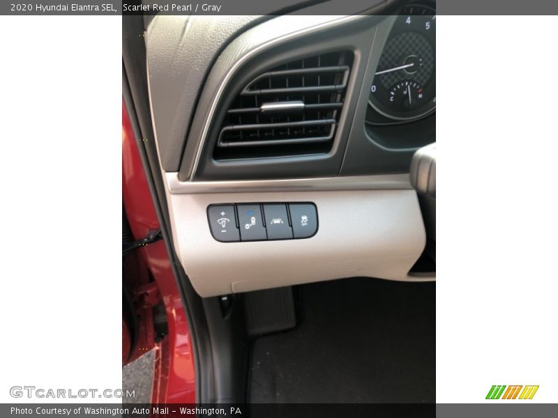 Scarlet Red Pearl / Gray 2020 Hyundai Elantra SEL
