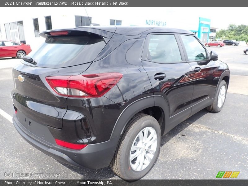 Mosaic Black Metallic / Jet Black 2021 Chevrolet TrailBlazer LS AWD