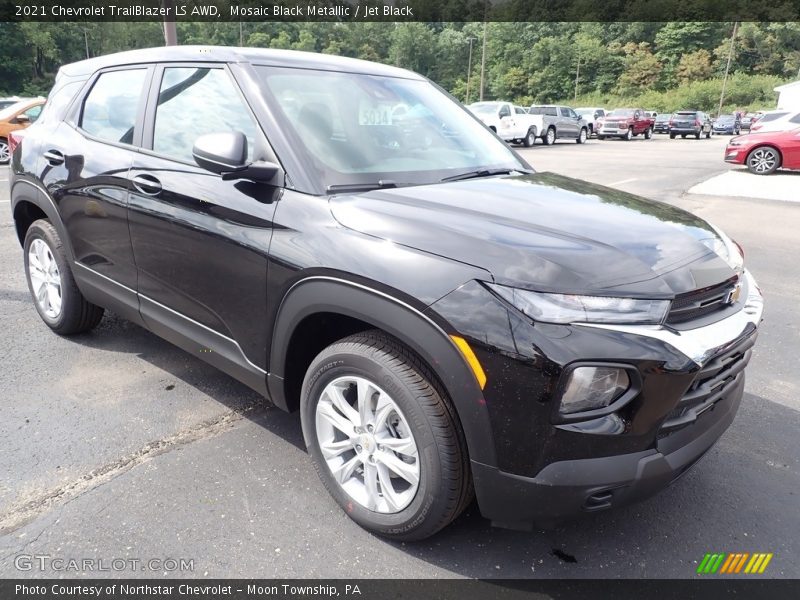 Mosaic Black Metallic / Jet Black 2021 Chevrolet TrailBlazer LS AWD