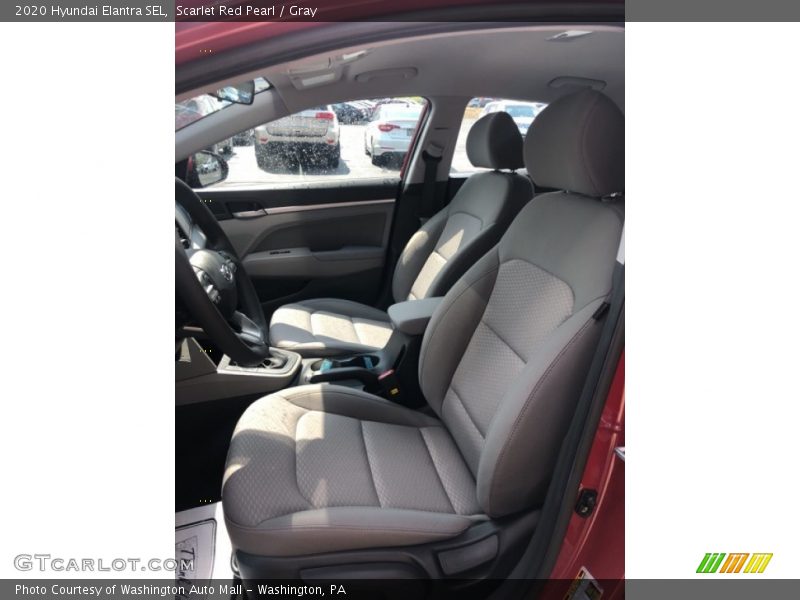 Scarlet Red Pearl / Gray 2020 Hyundai Elantra SEL