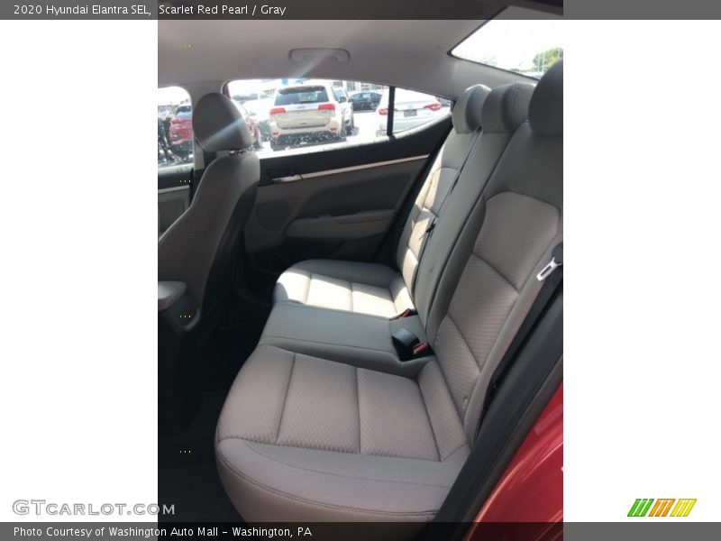 Scarlet Red Pearl / Gray 2020 Hyundai Elantra SEL