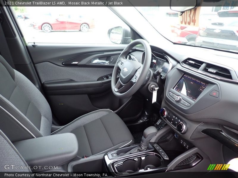 Mosaic Black Metallic / Jet Black 2021 Chevrolet TrailBlazer LS AWD