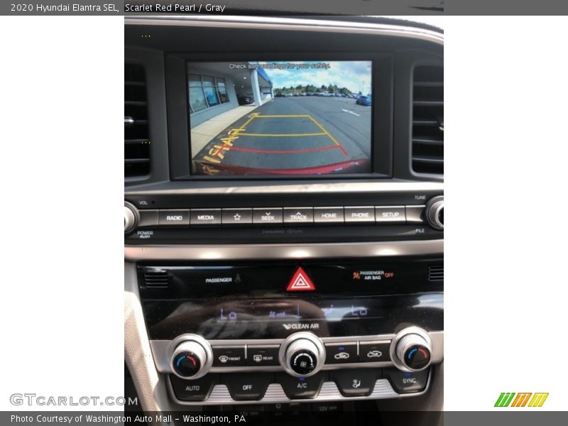 Scarlet Red Pearl / Gray 2020 Hyundai Elantra SEL