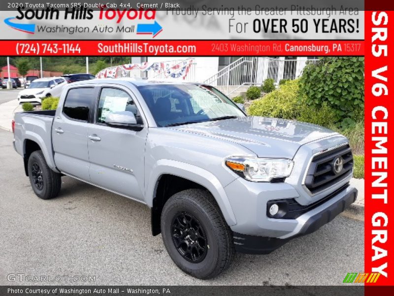 Cement / Black 2020 Toyota Tacoma SR5 Double Cab 4x4