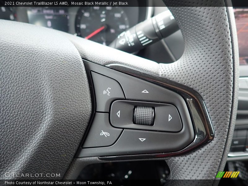 Mosaic Black Metallic / Jet Black 2021 Chevrolet TrailBlazer LS AWD