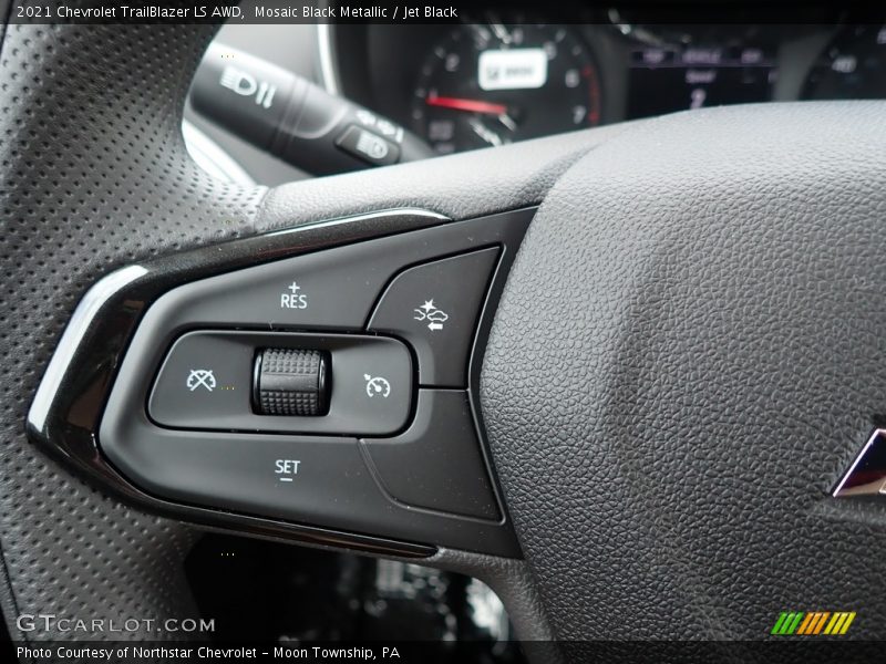 Mosaic Black Metallic / Jet Black 2021 Chevrolet TrailBlazer LS AWD
