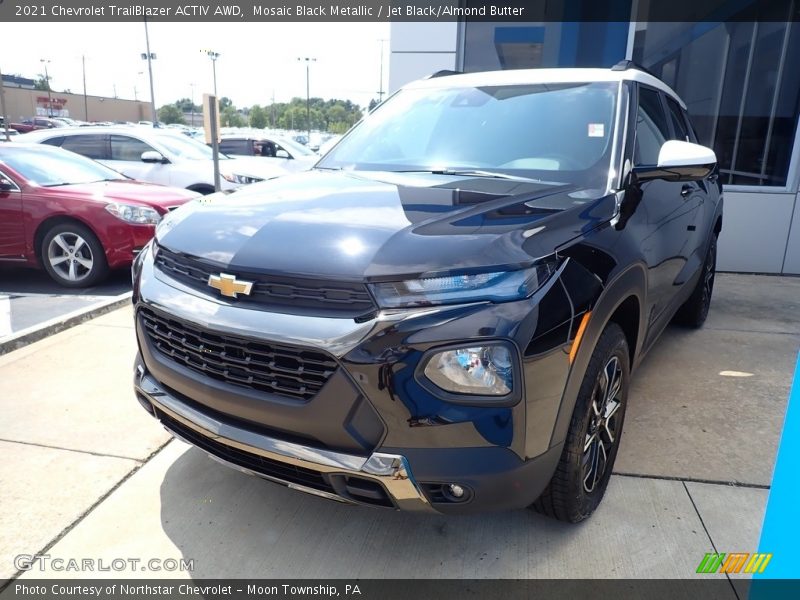 Mosaic Black Metallic / Jet Black/Almond Butter 2021 Chevrolet TrailBlazer ACTIV AWD