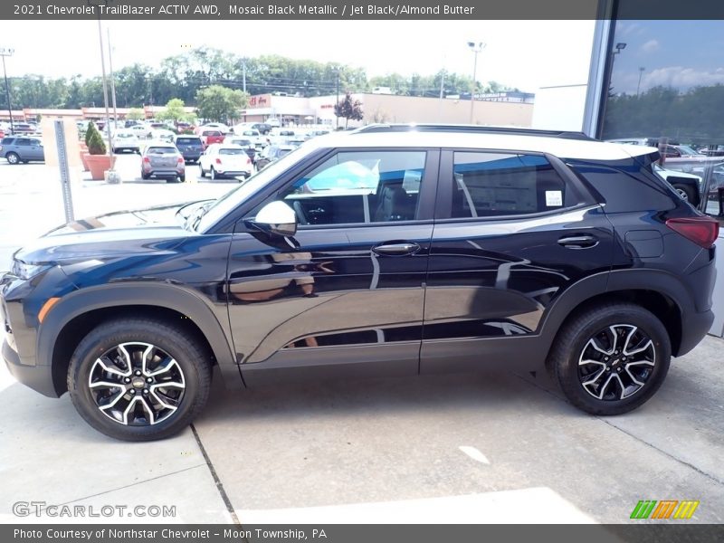 Mosaic Black Metallic / Jet Black/Almond Butter 2021 Chevrolet TrailBlazer ACTIV AWD