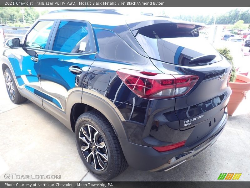 Mosaic Black Metallic / Jet Black/Almond Butter 2021 Chevrolet TrailBlazer ACTIV AWD