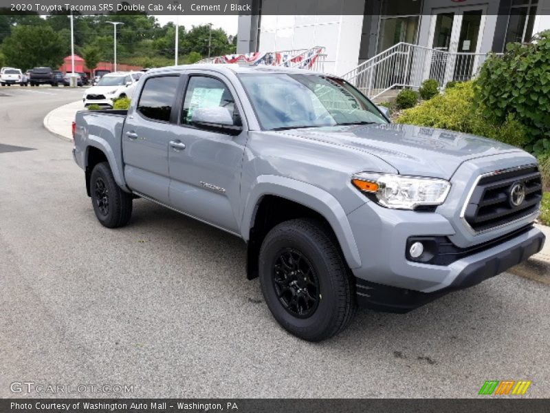 Cement / Black 2020 Toyota Tacoma SR5 Double Cab 4x4