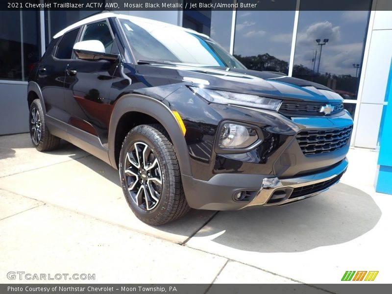 Mosaic Black Metallic / Jet Black/Almond Butter 2021 Chevrolet TrailBlazer ACTIV AWD