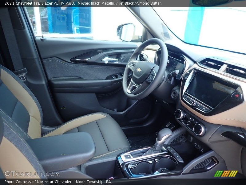 Mosaic Black Metallic / Jet Black/Almond Butter 2021 Chevrolet TrailBlazer ACTIV AWD