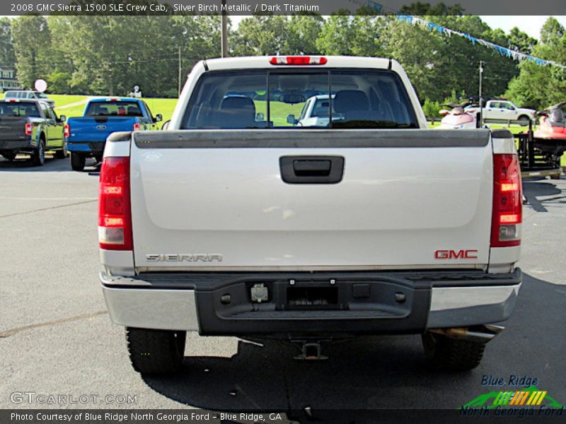 Silver Birch Metallic / Dark Titanium 2008 GMC Sierra 1500 SLE Crew Cab